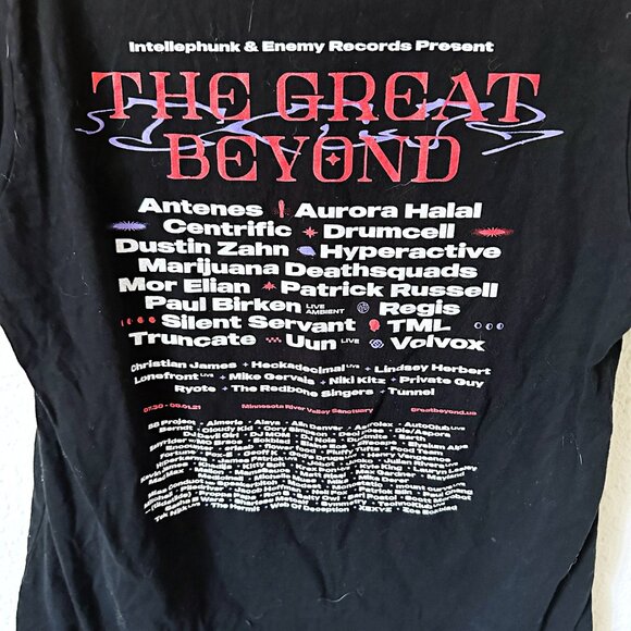 Intellephunk & Enemy Records The Great Beyond DJ Concert T-Shirt Minneapolis XL - Picture 6 of 6